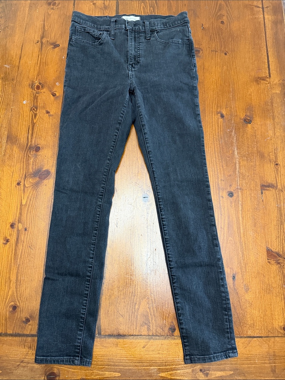 Madewell Dark Gray Skinny Jeans
